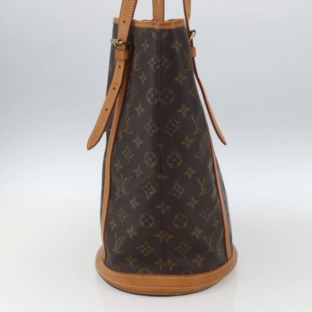 Authentic LOUIS VUITTON Monogram Bucket GM Shoulder Bag M42236 LV - Picture 11 of 16